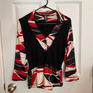 Collared Shirt with Sweater Vest